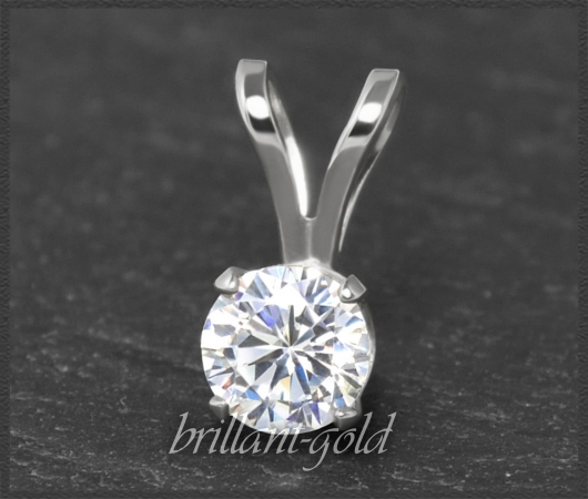 Brillant Gleiter Anhänger 585 Gold; 0,70ct River